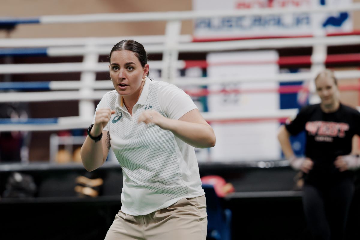 Caitlin Parker at the National Women’s Development camp