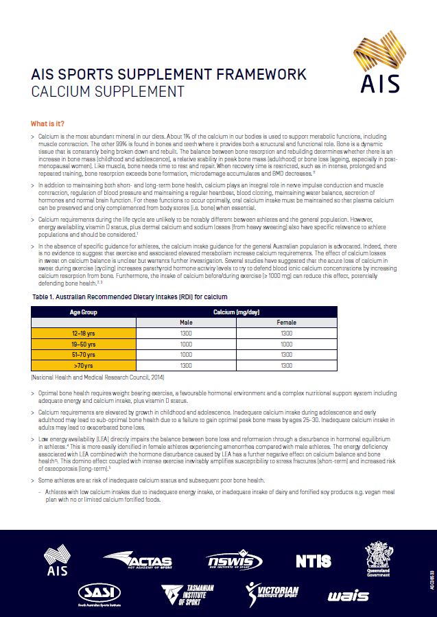 Sports drinks fact sheet