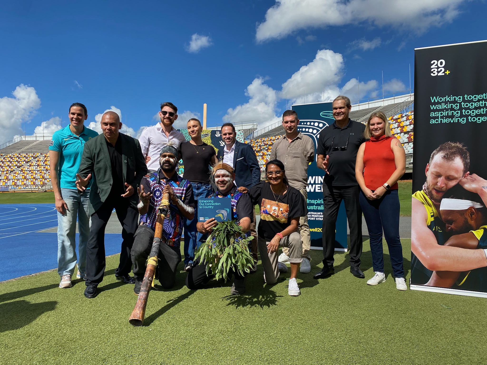 First Nations Olympians and Paralympians launch the Connection to Country Action Plan in Brisbane