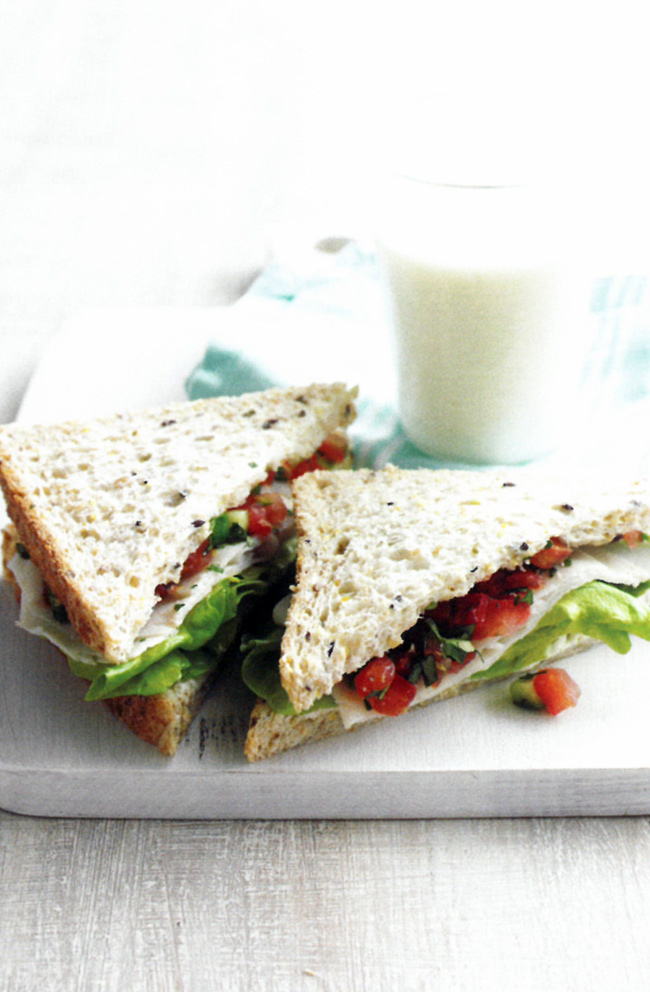 Chicken-salsa-sandwiches