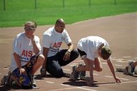 Patrick Johnson at the AIS Athletics Come and Try Day 2002