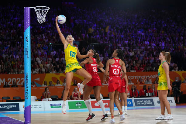 Australian Netball Diamonds at the 2022 Commonwealth Games in Birmingham