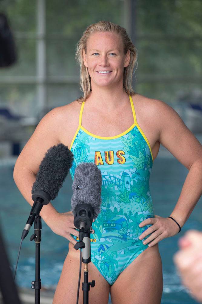 Aussie Stingers Water Polo team captain Rowena Webster