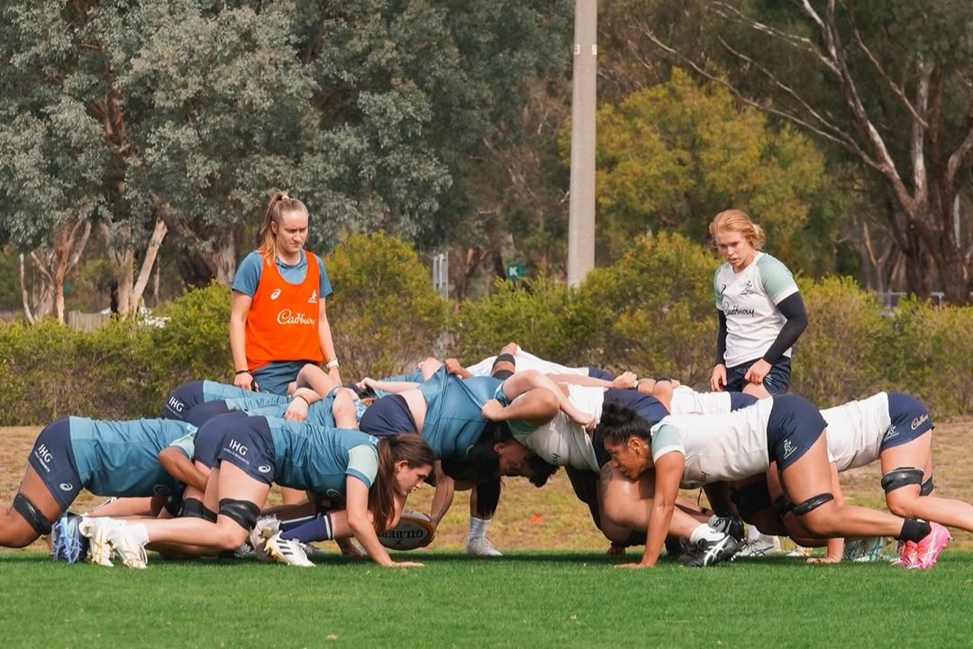 The Australian Women’s Rugby team, the Wallaroos, were training at the AIS for a selection camp ahead of their upcoming games. 