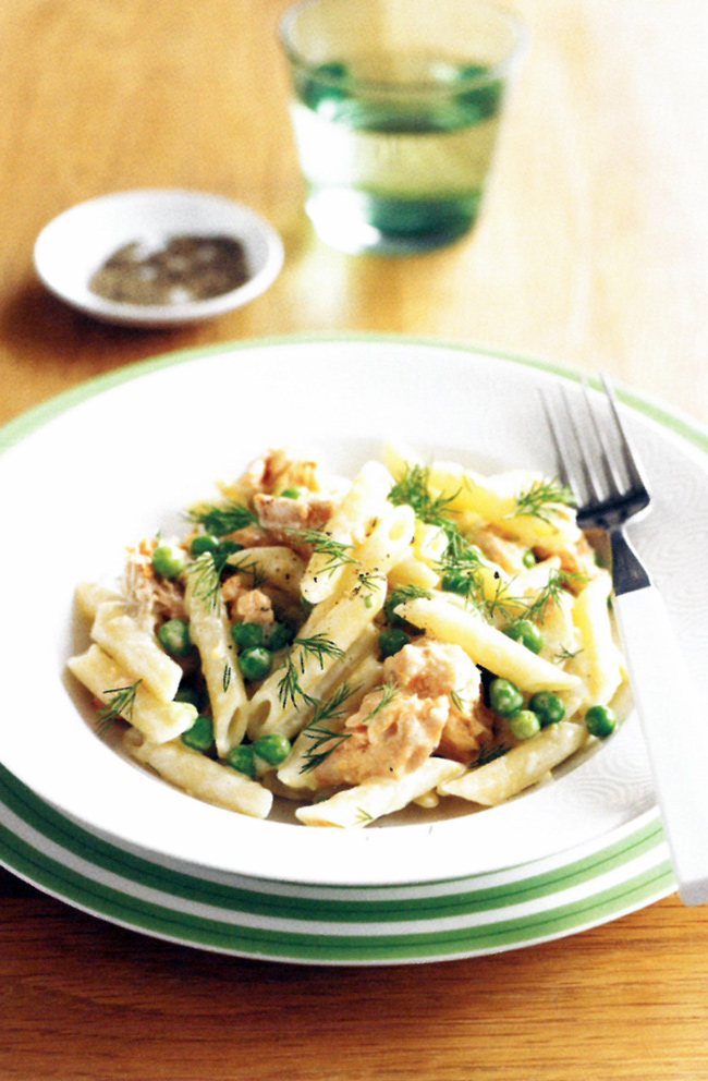 Salmon-and-pea-pasta