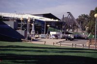 AIS Arena and NISC Ansett Sports Visitor Centre exterior 1996