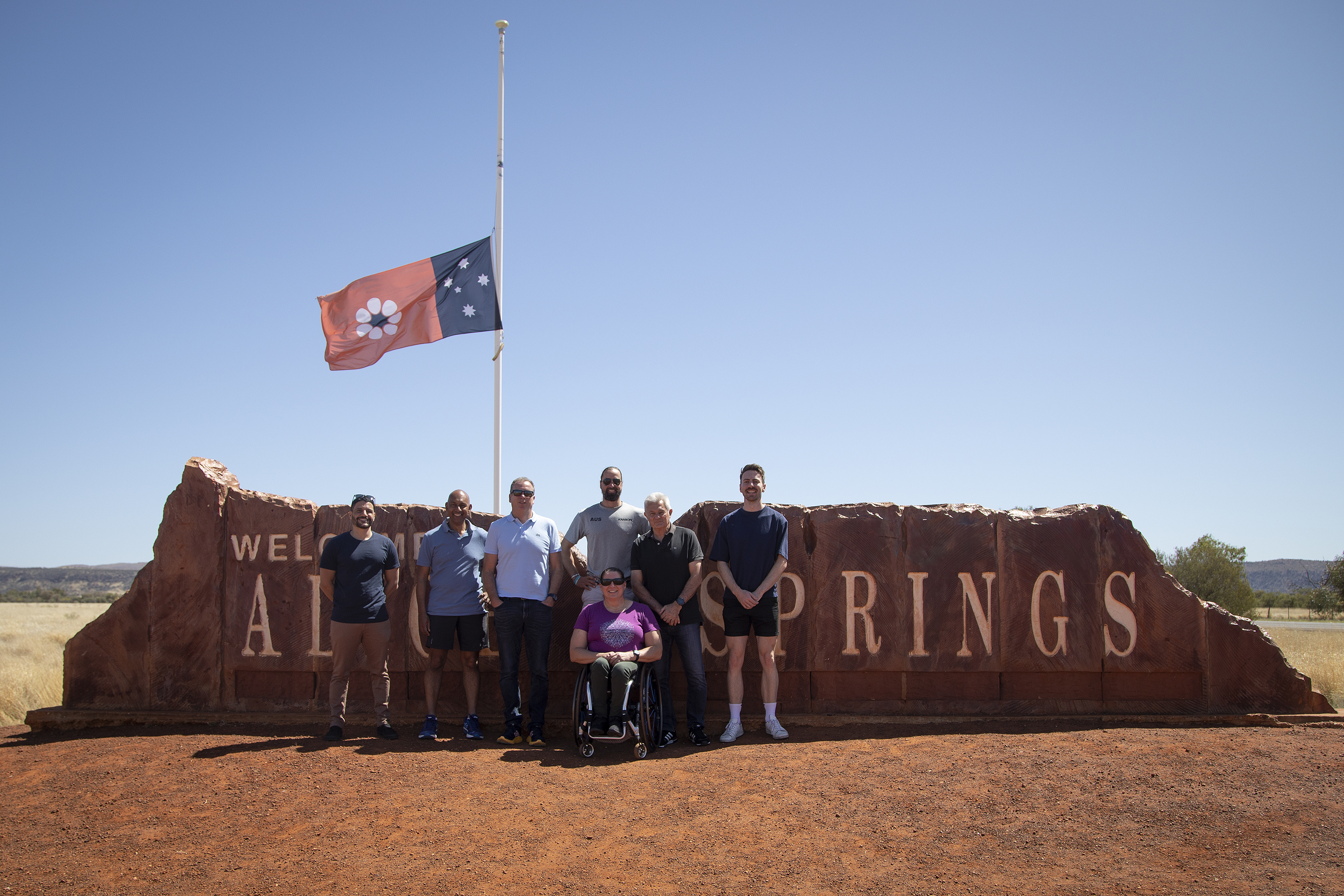 Members of the inaugural AIS Coach Summit in Alice Springs