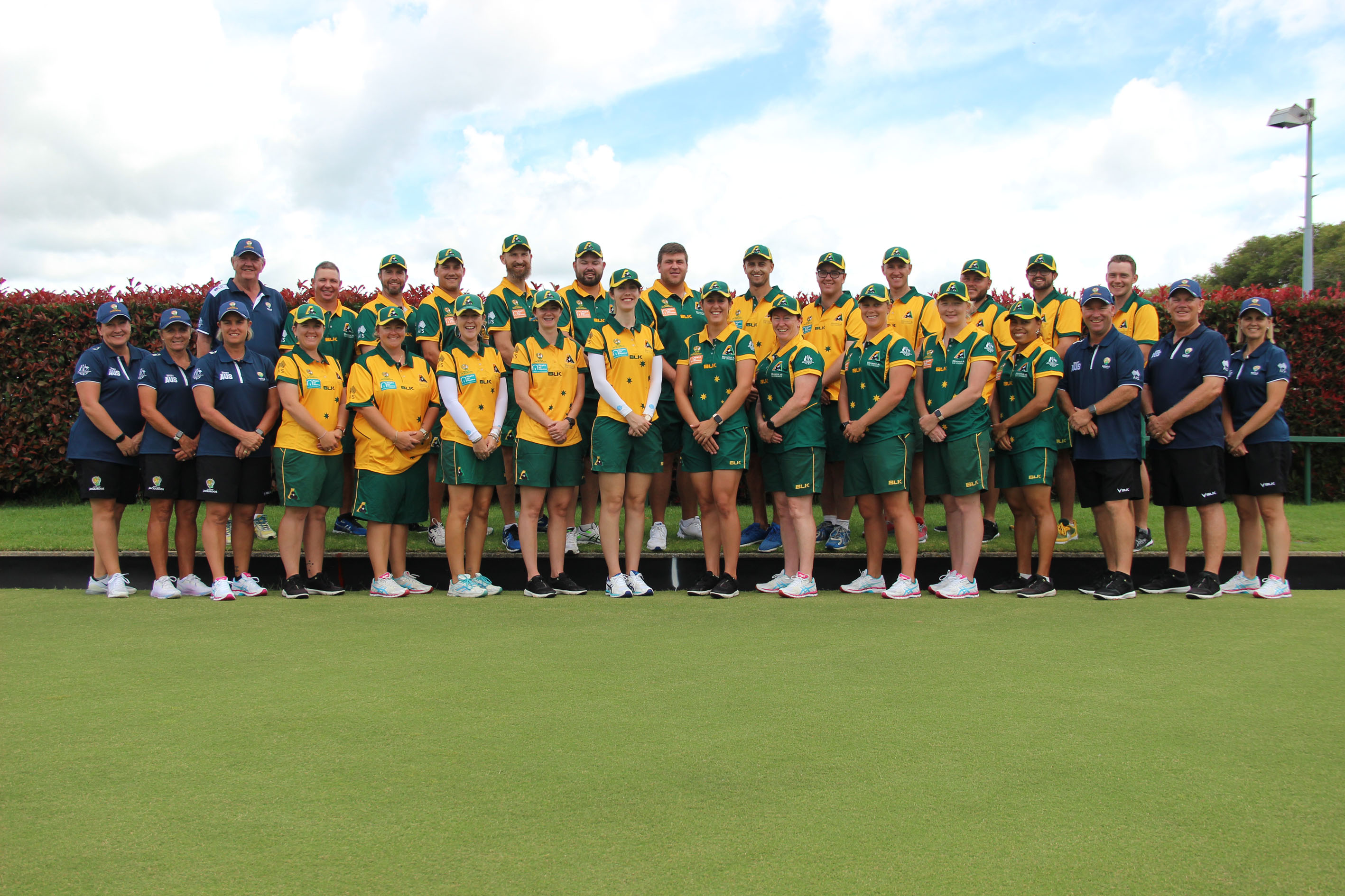 Bowls Australia Jackaroos and staff