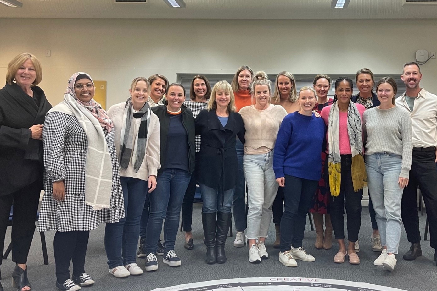 A photo of the 2022 cohort from the AIS Talent Program, Women in Executive