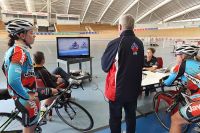 AIS track cycling daily training environment 2012 - Amy Cure, Annette Edmondson