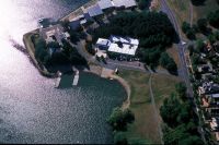 Aerial view of the AIS Rowing facility Canberra 2003