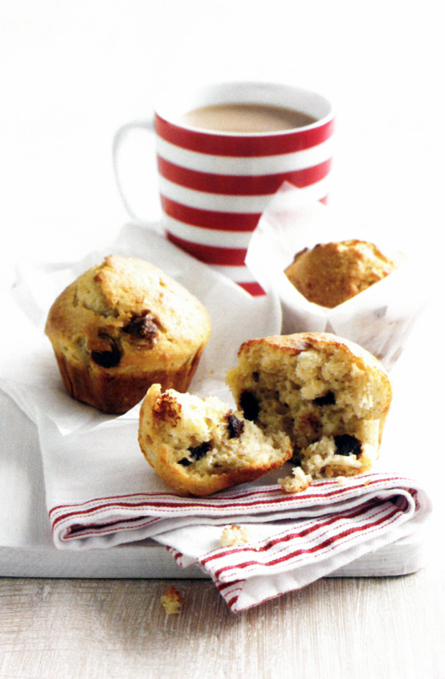 Banana-and-choc-muffins