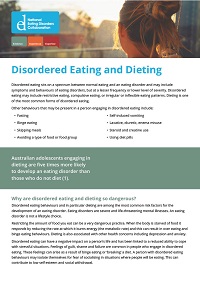 Disordered eating and dieting fact sheet