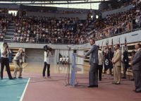 Opening of the National indoor sports centre by Malcolm Fraser 1981