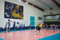 AIS volleyball athletes train in the AIS volleyball facility 2016