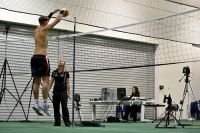 Vicon camera system capturing volleyballer Will Thwaite's movement via 3D analysis 2009