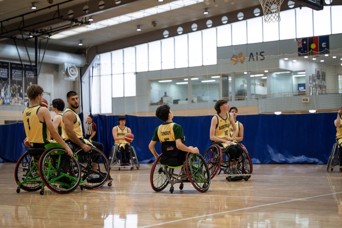 Basketball Australia's Men's Wheelchair Development Camp. 